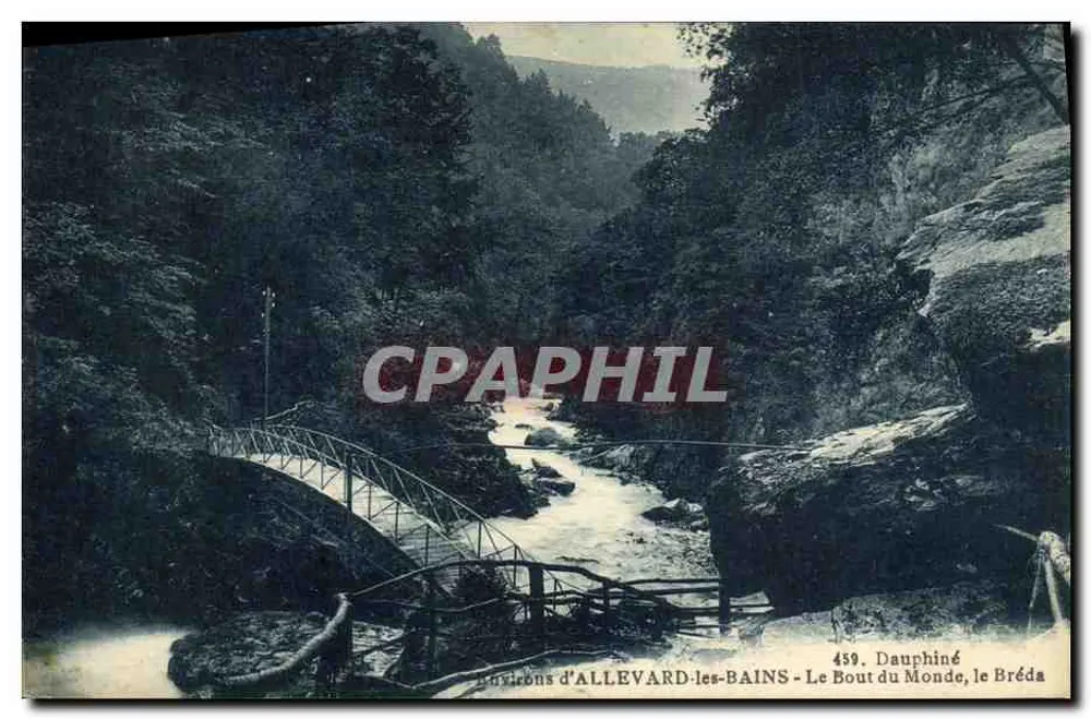 Das Ende der Welt, Breda — Allevard-les-Bains, Dauphiné — Edit. Bourcier, Grenoble - Vorderseite