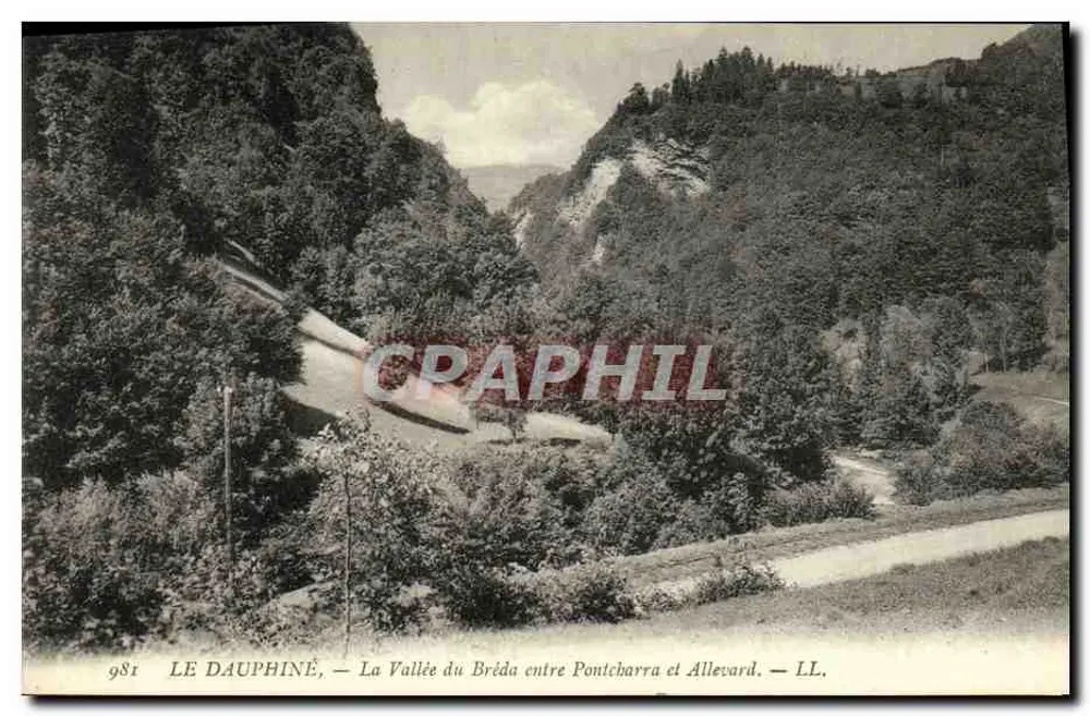 Das Dauphiné — Das Tal des Bréda zwischen Pontcharra und Allevard — LL. — n° 981 - Vorderseite