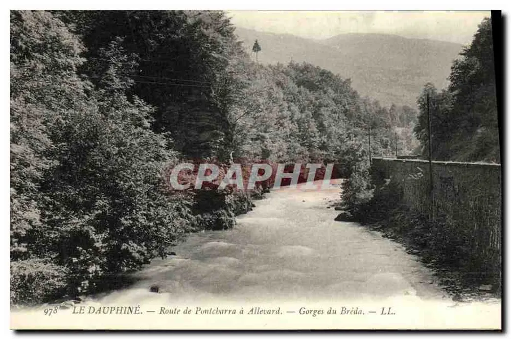 Gorges du Bréda — Route von Pontcharra nach Allevard — LL. - Vorderseite