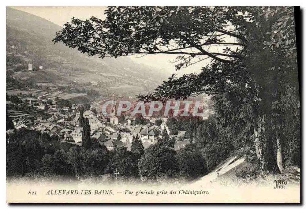 Allevard-les-Bains — Allgemeiner Blick vom Eichenhain — JND Hoe. - Vorderseite