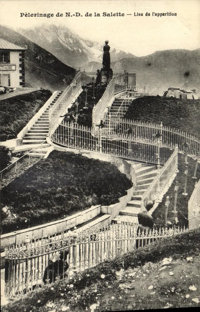 Pilgerung der N.-D. de la Salette — Ort der Erscheinung — Grenoble, Photo Hall - Vorderseite