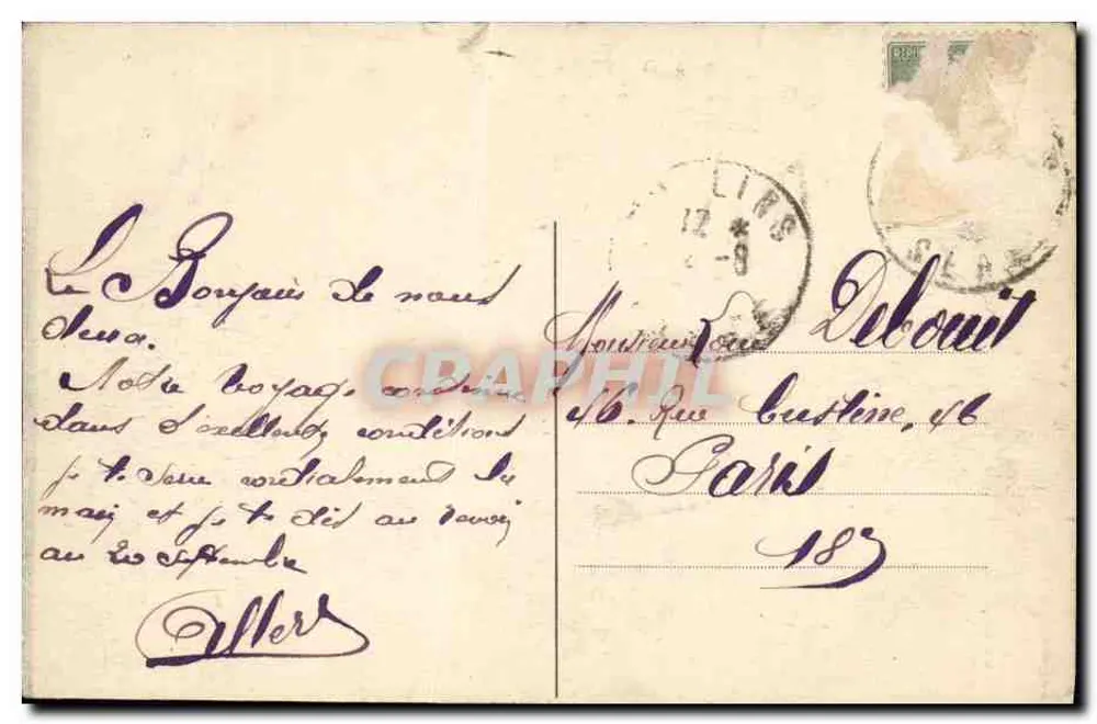 Dorf La Salette — Mont Plano — E.R. — 6006 - Rückseite