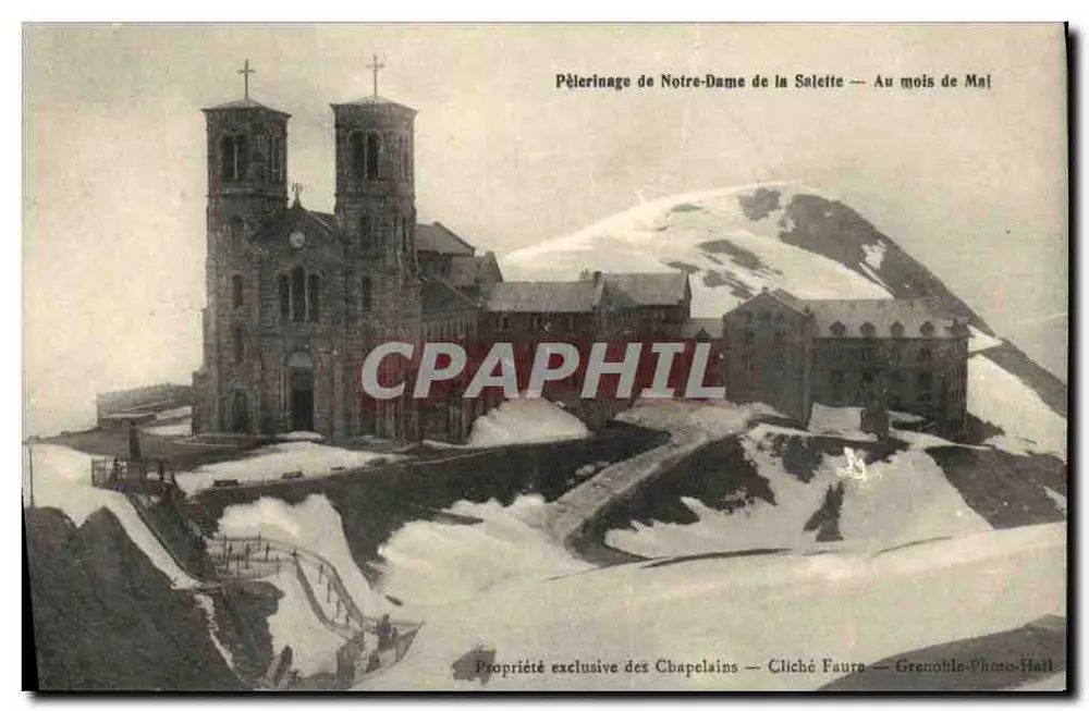Pilgerreise zu Notre-Dame de la Salleite — Im Mai — Exklusive Eigentümer der Kaplanen — Cliché Faure — Grenoble-Photo-Hail - Vorderseite
