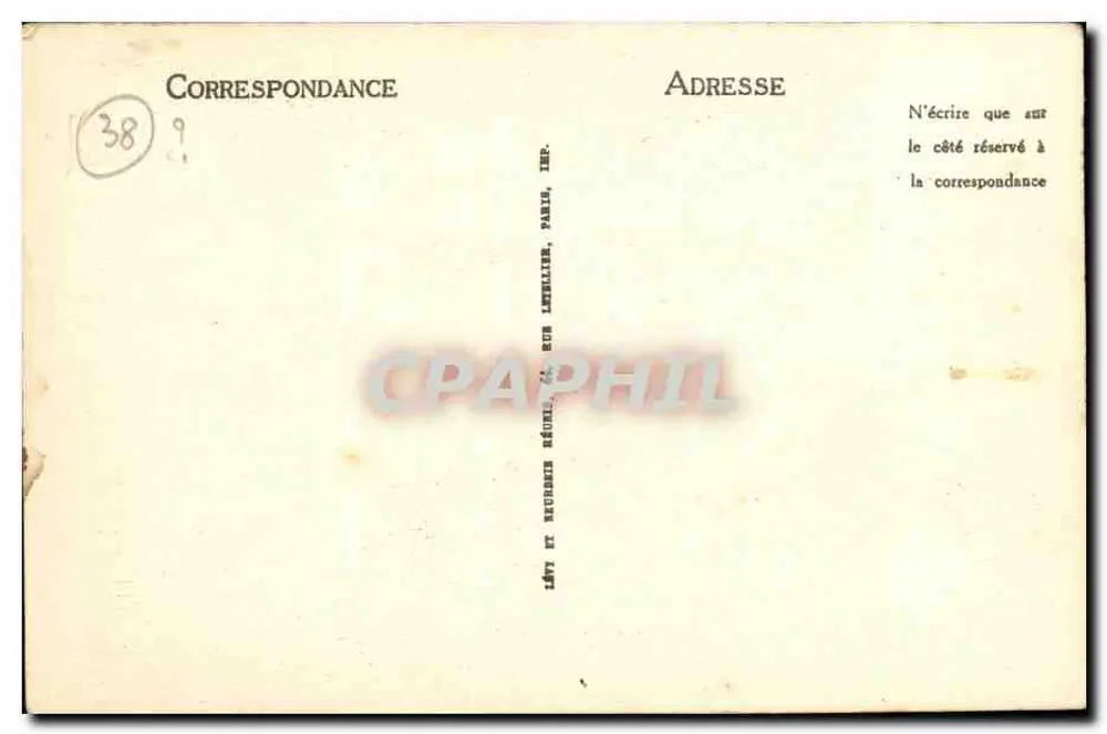 Saint-Sauveur - Die Schlucht, Ansicht vom Napoleonbrücke — LL, Nr. 21 - Rückseite