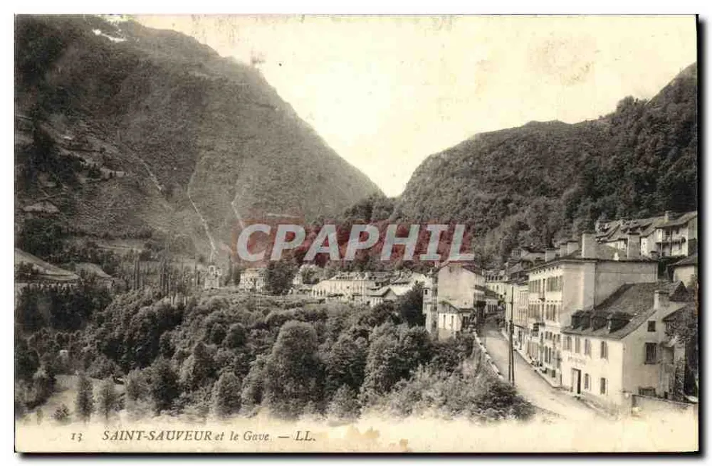 Saint-Sauveur e o Gave — LL. — n°13 - Frente