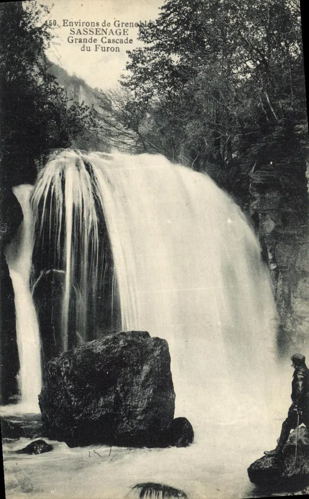 Grande Cascade du Furon — Sassenage — P. GAUDE, phot.-edit. - Grenoble - Vorderseite