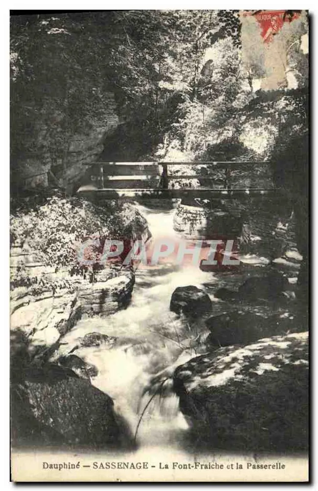 Dauphiné — Sassenage — La Font-Fraîche und die Passerelle - Vorderseite