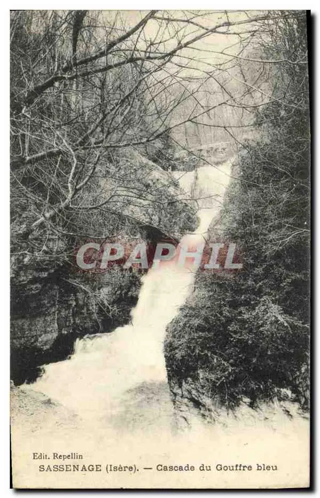 Sassenage (Isère) — Cachoeira do Gouffre Azul — Edit. Repellin - Frente