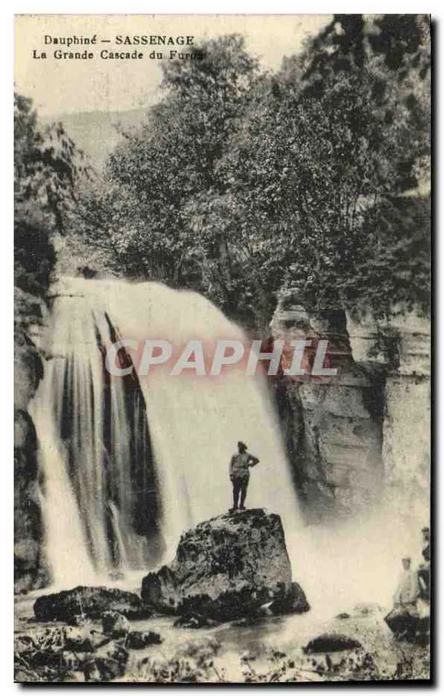 Dauphiné — Sassenage — Die Große Wasserfälle von Furoz - Vorderseite