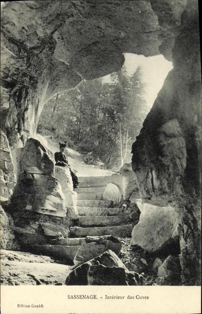 Sassenage - Binnenkant van de Cuves — Editeurs Gualdi - Voorkant