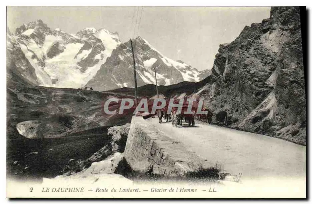 Das Dauphiné — Route du Laularet — Glacier de l'Homme — LL. - Vorderseite