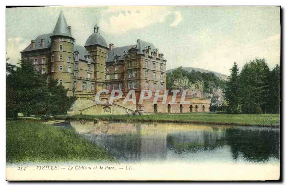 Vizille — O Castelo e o Parque — LL. — n° 234 - Frente