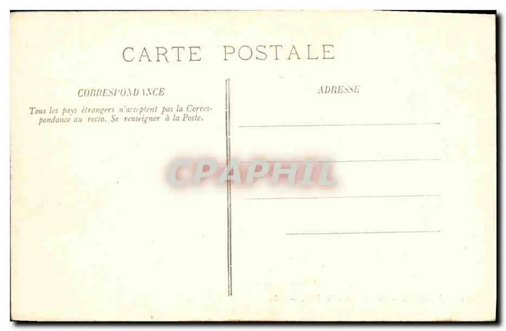 Vizille — O Castelo e o Parque — LL. — n° 234 - Verso