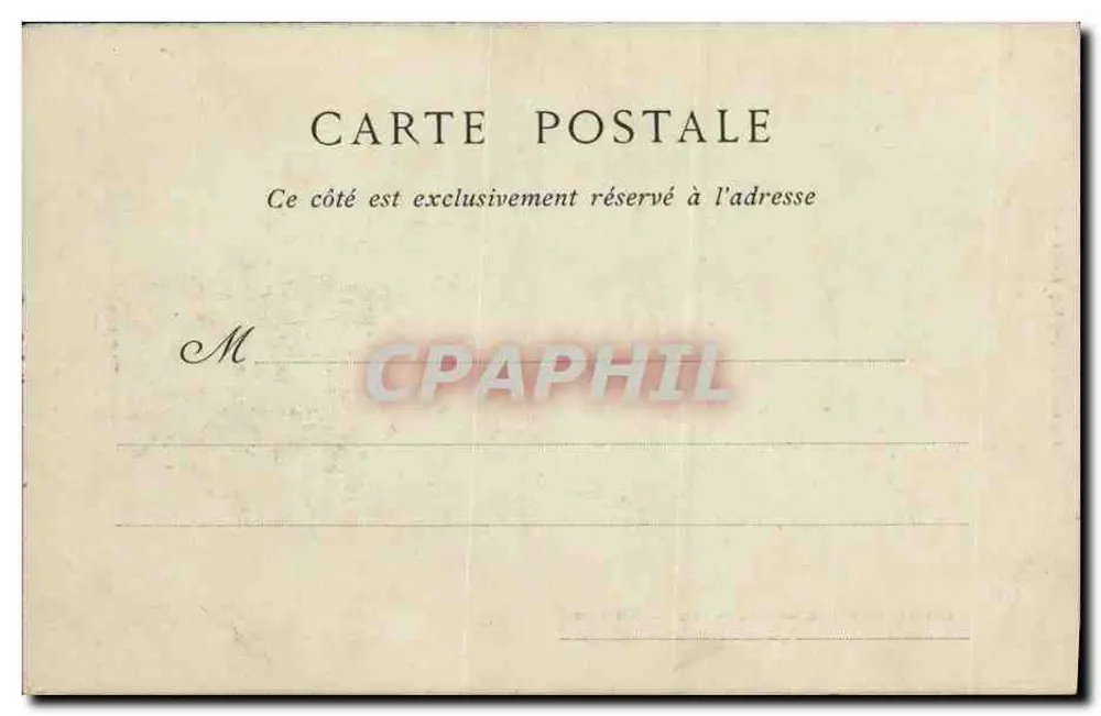 Castelo de Vizille — Lado do Parque — Papeterie des Alpes, Eug. Robert, Grenoble - Verso