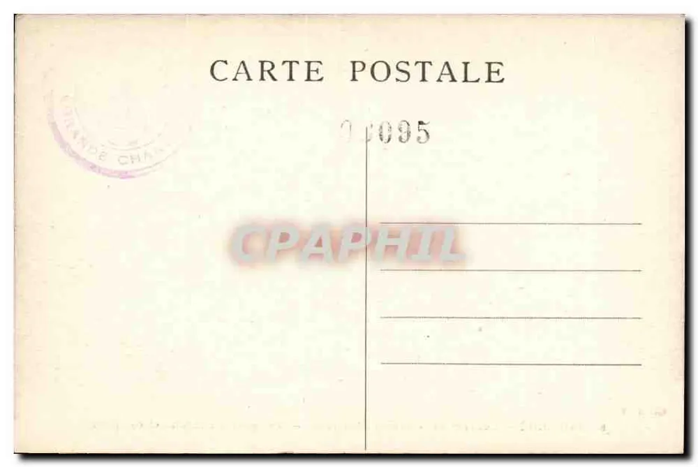 Dauphiné — Couvent de la Grande-Chartreuse — Reduzierte und vollständige allgemeine Ansicht — CI. A. V. Nr. 60 - Rückseite