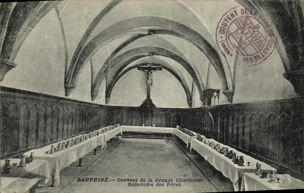 Dauphiné — Konvent der Grande Chartreuse — Refektorium der Väter - Vorderseite