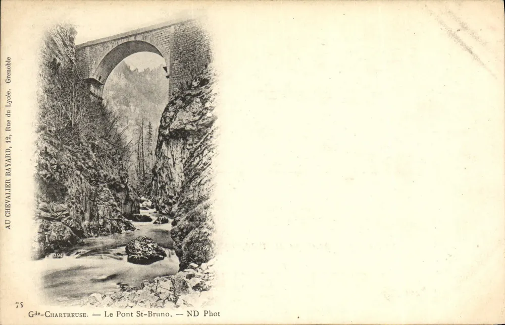 Gâe-Chartreuse — O Ponte São Bruno — Gâe-Chartreuse, Rua do Liceu, ND Phot - Frente