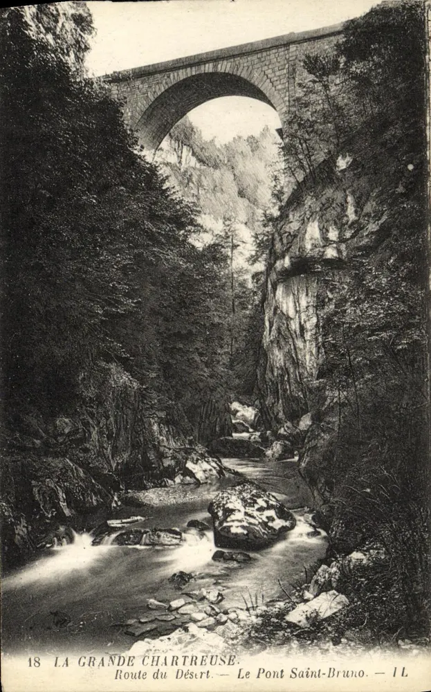 Der Saint-Bruno-Brücke — Route du Désert — La Grande Chartreuse - Vorderseite