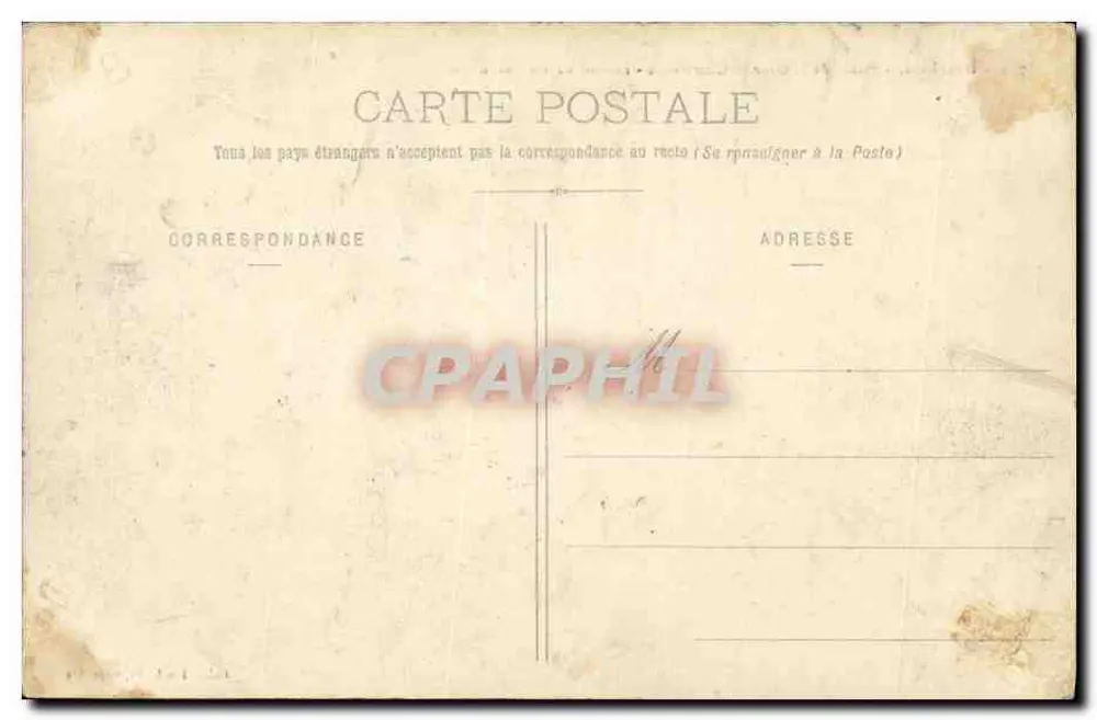 Col de La Charmette — Route de la Grande-Chartreuse — Dauphiné — Verleger L. R. Scalabre, Nr. 733 - Rückseite