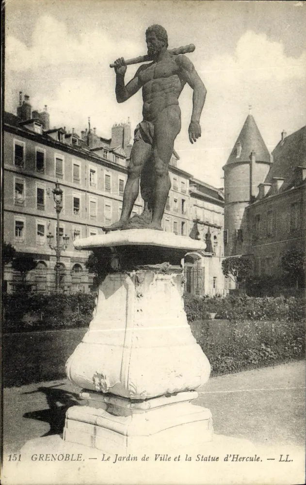 Grenoble — Stadtpark und die Statue des Herkules — LL. n° 151 - Vorderseite