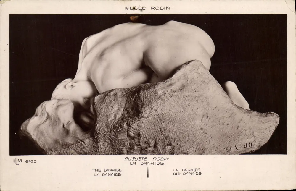 La Danaïde — sculpture d'Auguste Rodin au Musée Rodin — éditeur HLM, n° 6430 - Frente