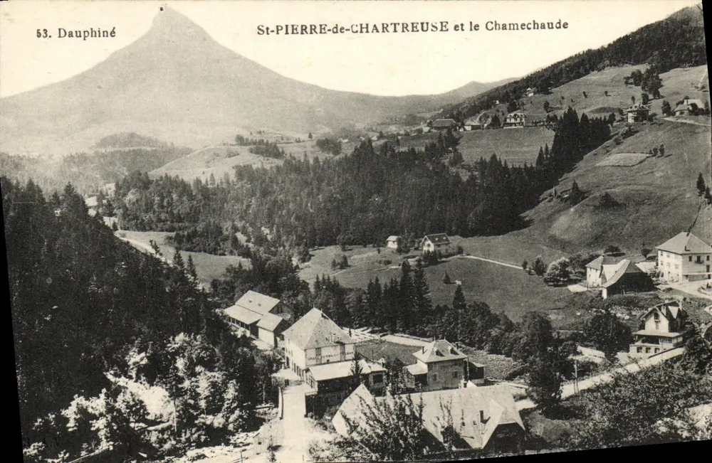 St-Pierre-de-Chartreuse e o Chamechaude — Dauphiné — série 53 - Frente