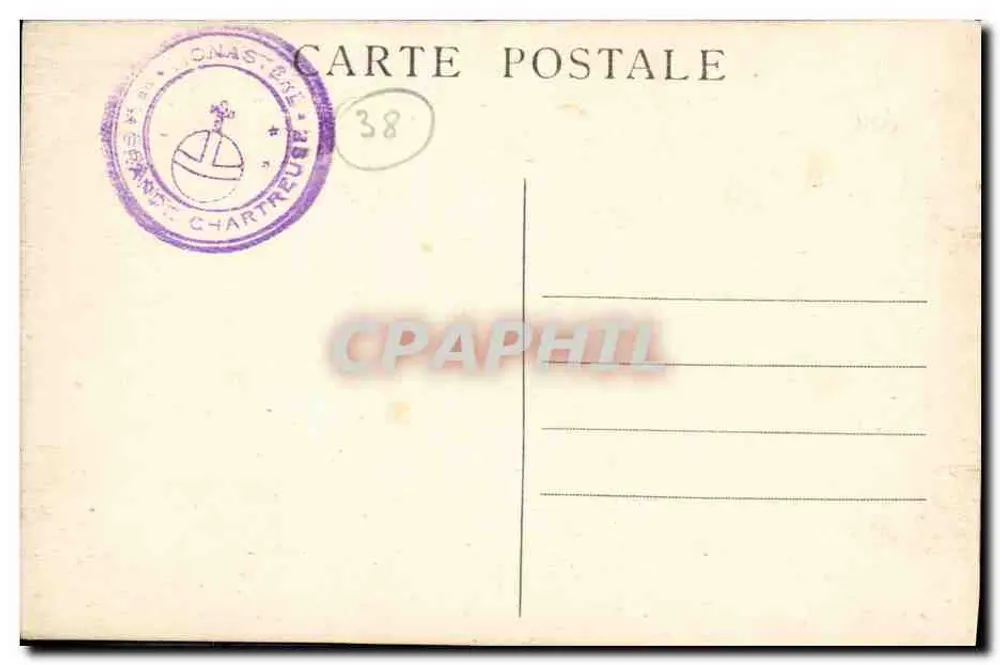 St-Pierre-de-Chartreuse e o Chamechaude — Dauphiné — série 53 - Verso