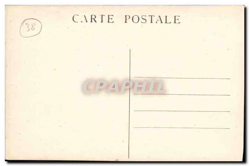 Route de la Grande-Chartreuse — La Cascade de Fourvoirie — Dauphiné, n°100 - Rückseite