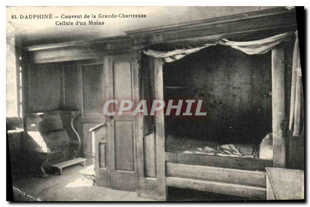 Dauphiné — Konvent von Grande-Chartreuse — Zelle eines Mönchs - Vorderseite