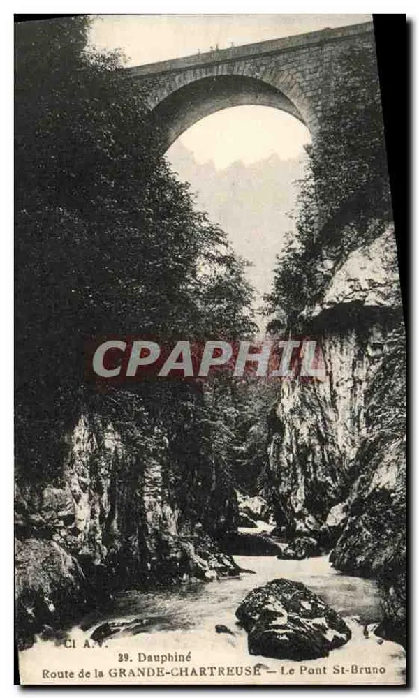 Le Pont St-Bruno — Route de la Grande-Chartreuse — CI A.V. n°39 - Vorderseite