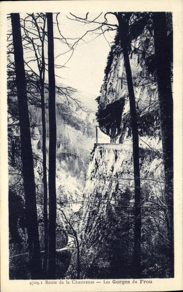 Die Gorges du Frou — Route de la Chartreuse — n° 4704.1 - Vorderseite