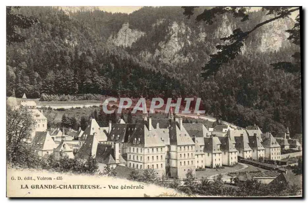 La Grande-Chartreuse — Vista geral — G. D. editor, Volron - 435 - Frente