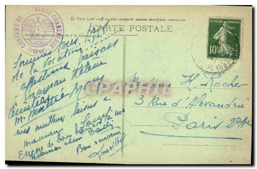 La Grande-Chartreuse — Vista geral — G. D. editor, Volron - 435 - Verso