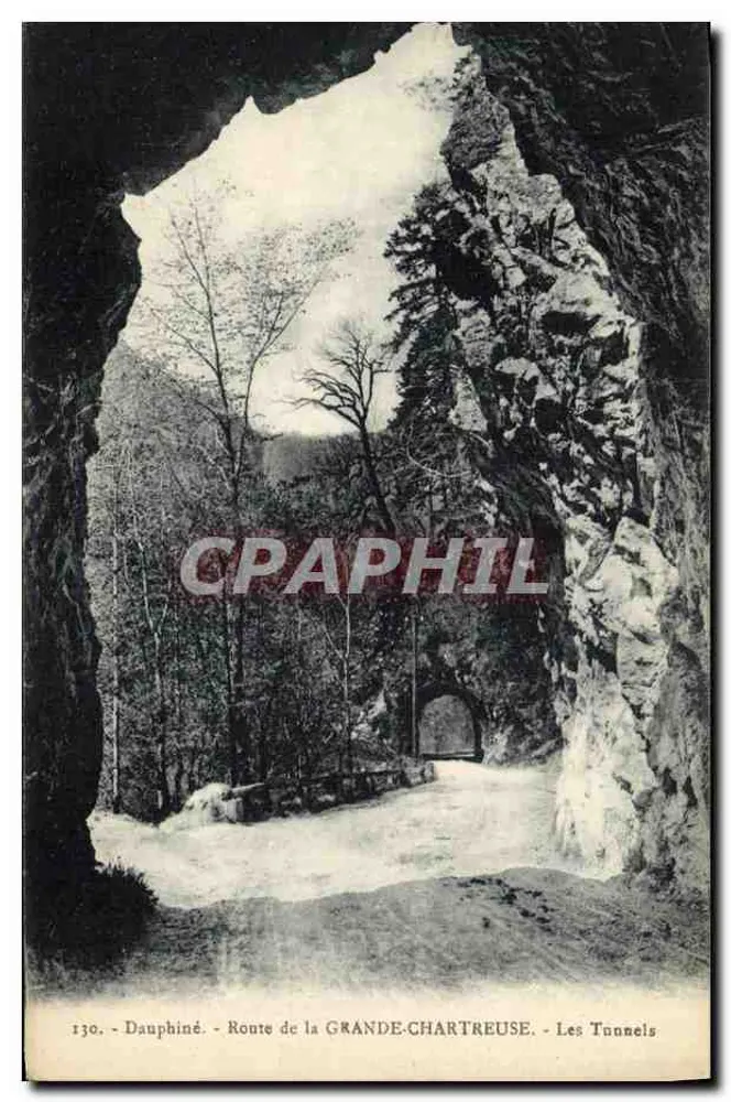 Dauphiné - Route der Grande-Chartreuse - Die Tunnel - Vorderseite