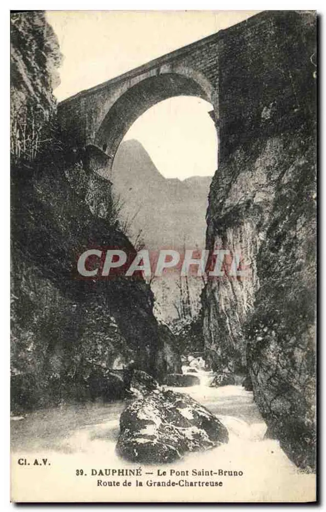 Dauphiné — Der Pont Saint-Bruno — Route de la Grande-Chartreuse — CI.A.V. n°89 - Vorderseite