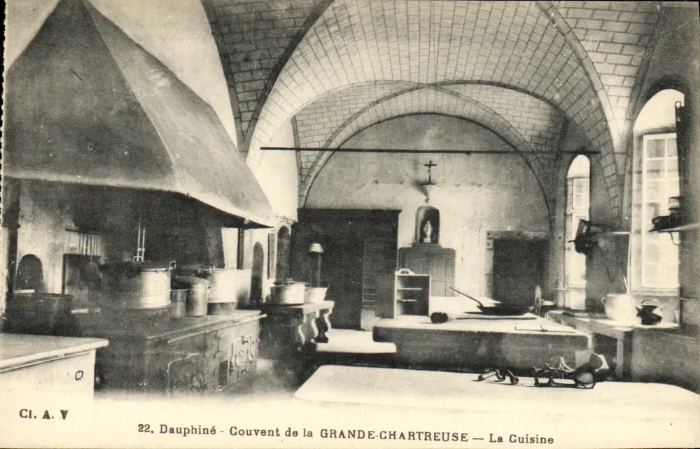Küche des Klosters Grande-Chartreuse — Dauphiné - Vorderseite