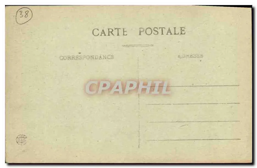Dauphiné – Das Tal der Romanche, Ansicht von der Route de Laffrey – E.R. - Rückseite