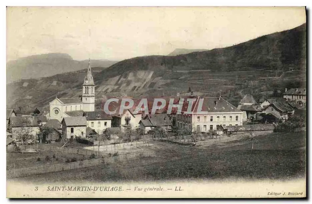 Saint-Martin-d'Uriage — Visão geral — Editor J. Boulard - Frente