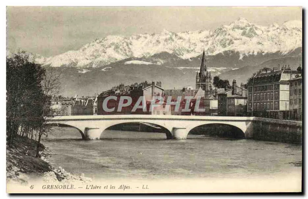 Grenoble — A Isère e as Alpes — LL - Frente