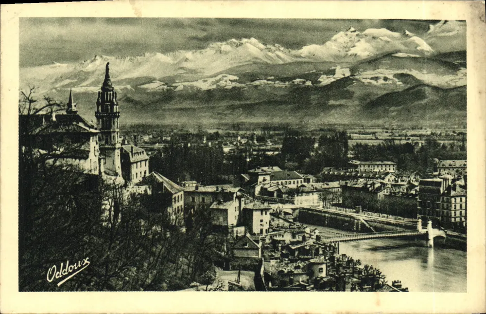 Grenoble — Sainte-Marie d'Alpes — Editor G. Oddoux - Frente