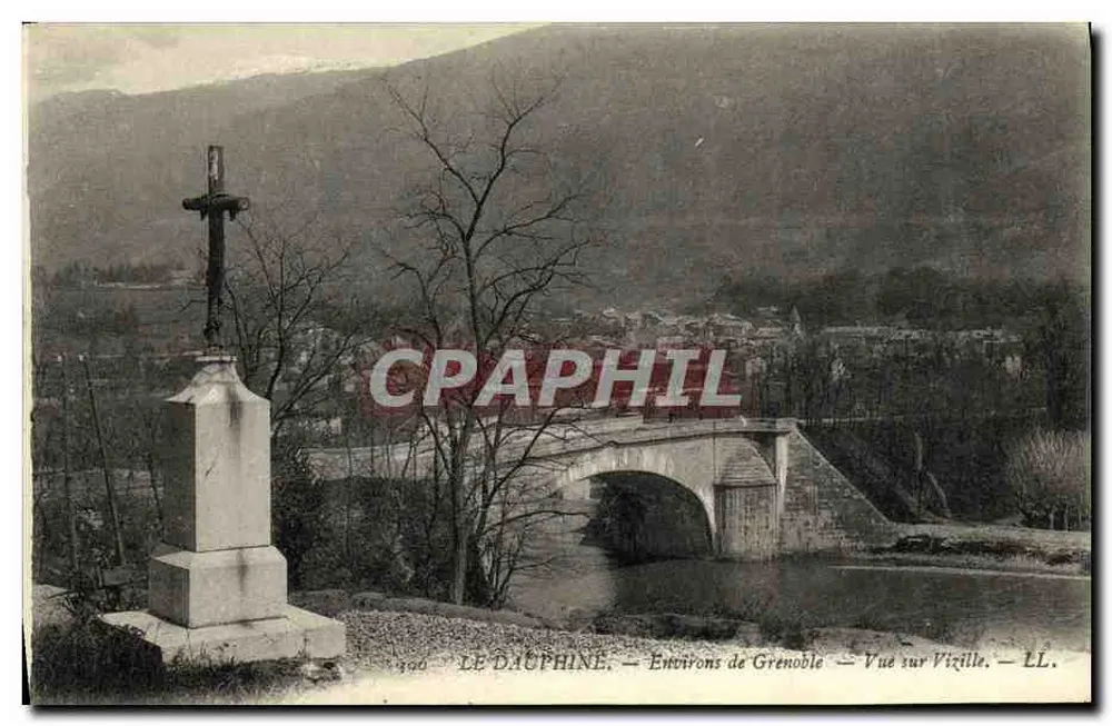 Das Dauphiné — Umgebung von Grenoble — Blick auf Vizille — LL. - Vorderseite
