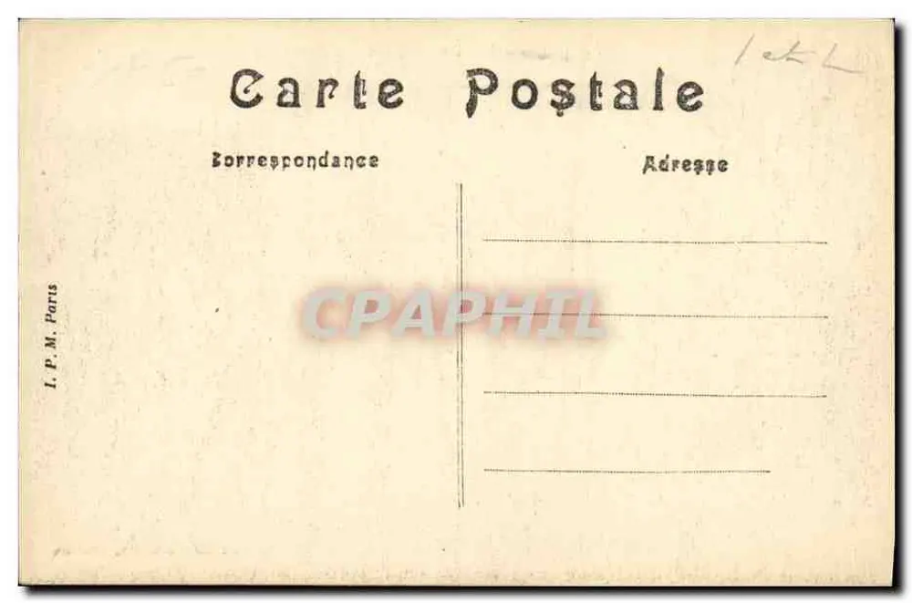 Chinon — Panorama do Castelo — L. Ozier, Chinon - Verso