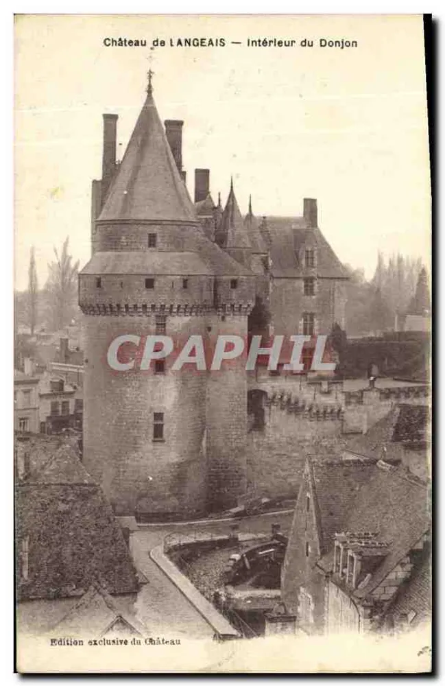 Castelo de LANGEAIS — Interior da Torre — Edição exclusiva do Castelo - Frente