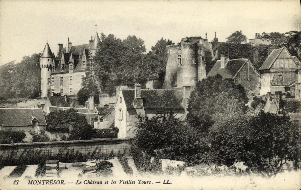Montrésor — Schloss und alte Türme — LL - Vorderseite