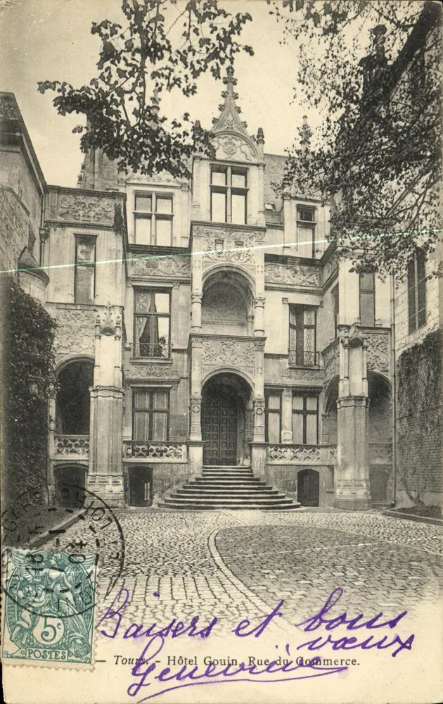 Tours — Hôtel Gouin, Rue du Commerce — éditeur Généreux - Frente