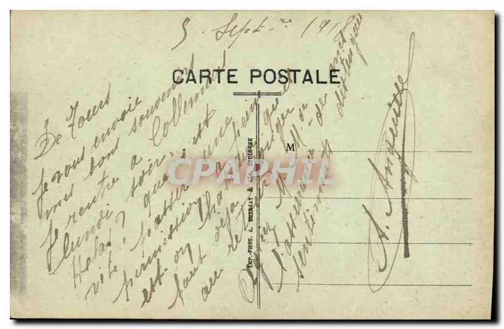 Tours (Loire-et-Cher) — O Domo da Basílica de São Martinho e visão geral em direção ao Hotel de Ville — A. P. - Verso