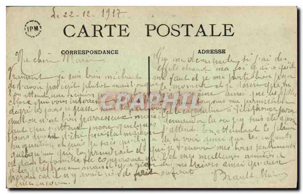 Castelo de Valençay (Indre) — Jardins florais — Edit. A. Trône, Valençay - Verso