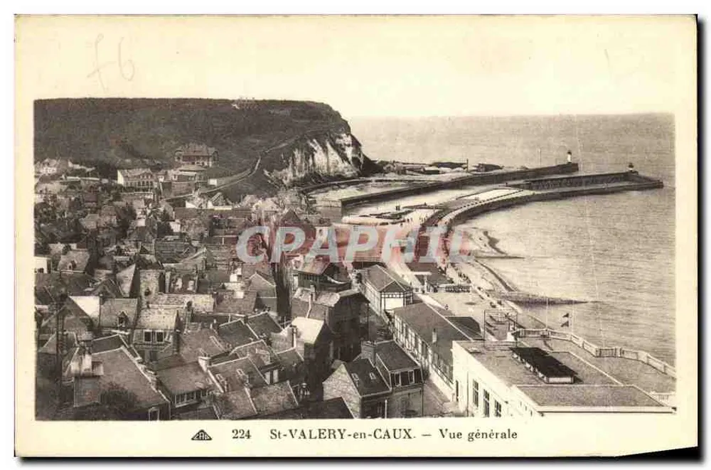 St-VALERY-en-CAUX — Vista generale — Edizione Leng & Librairie (30) - Recto