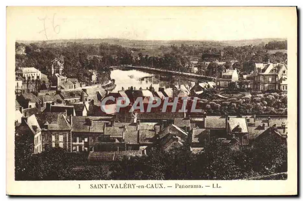 Saint-Valéry-en-Caux — Panorama — LL - Voorkant