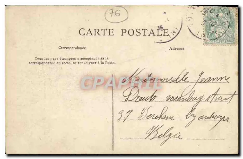 Rouen — Abside et flèche de la Cathédrale — La C.P.A. n°2294 - Rückseite
